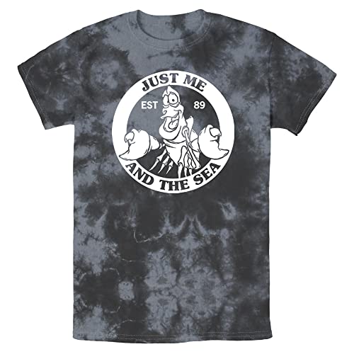 T-Shirt Homme Disney Worlds A Mess en coton noir confortable
