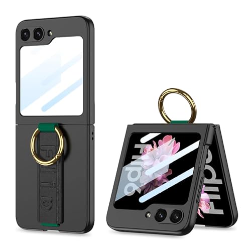 Coque Samsung Z Flip 6 idéale pour selfies avec son anneau de doigt et bracelet de poignet