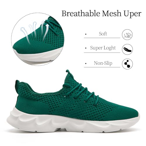 Image of Womens Walking Shoes Slip on Running Tennis Sneakers Non Slip Workout Athletic Gym Sports Breathable Mesh Lightweight Comfortable Fashion Casual Soft Sole