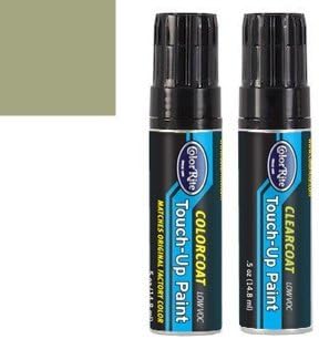 Half-Ounce Jar for Hyundai Sonata Automotive Touch-up Paint - Platinum Sage Metallic Clearcoat TD - All-Inclusive Package