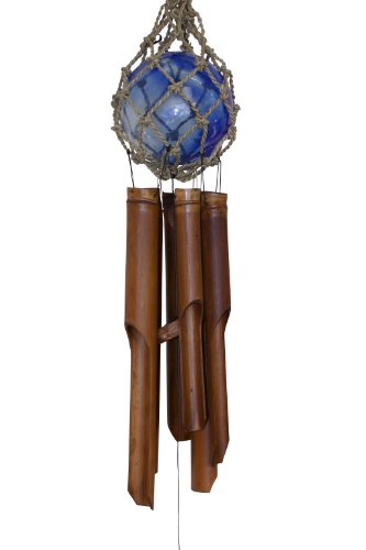 Cohasset 270 Glass Ball Wind Chime, 6-Inch, Full Blue