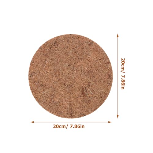 Image of Mipcase Coconut Fiber Pigeon Nest Mat 12 Pack 7.87 X 7.87 X 0.19 in Bird Nesting Pads for Pigeons Chicken and Poultry Breathable Nest Pads for Egg Protection and Breeding