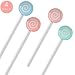 Bilibaby 4 Pcs Lollipop Kids Tongue Cleaner/Scraper for Babies Toddlers Infants Newborns,BPA Free