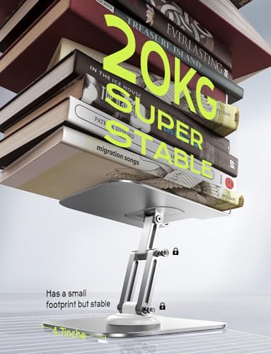 lisen for ipad stand for desk2025 adjustable tablet stand holder metal ipad holder switch mountdesk accessories for women men ipad mount kitchen fits 4-12934 tabletmonitorswitchiphonekindle