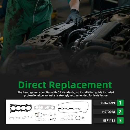 Image of Head Gasket Set, HS26232PT for Toyota Camry /Corolla /Corolla /Highlander /Matrix /RAV4 /Solara 2002-2013; for Lexus HS250h 2010-2012; for Scion tC /xB 2005-2013#2.4L 16v#OE HSTO058 ES71183(36pcs)