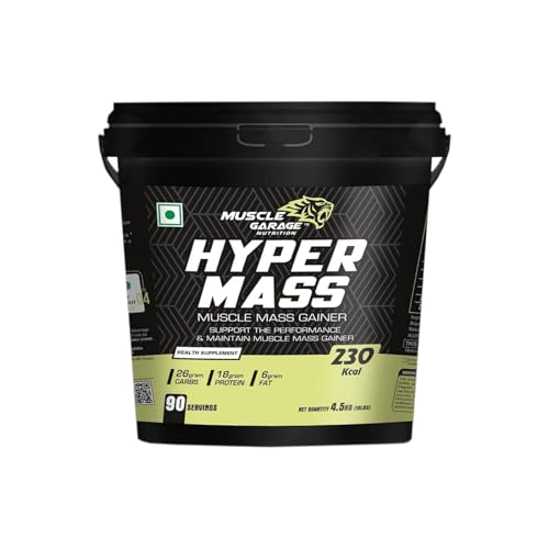 Image of Hyper Mass Gainer | High Protein Lean Weight Gainer for Bulking & Muscle Growth | Chocolate Flavor | 4.5 kg