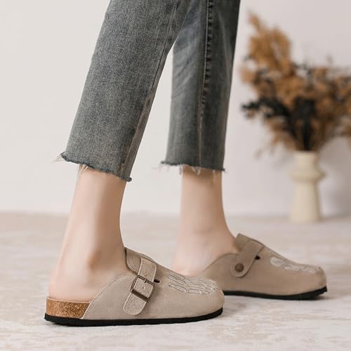 Image of Skeleton Clogs Adults Gothic Novelty Bone Open Back Mules Indoor Outdoor Shoes Buckle Footwear Comfy Lightweight with Non Slip Sole for Big Kids Boys Girls Women Men