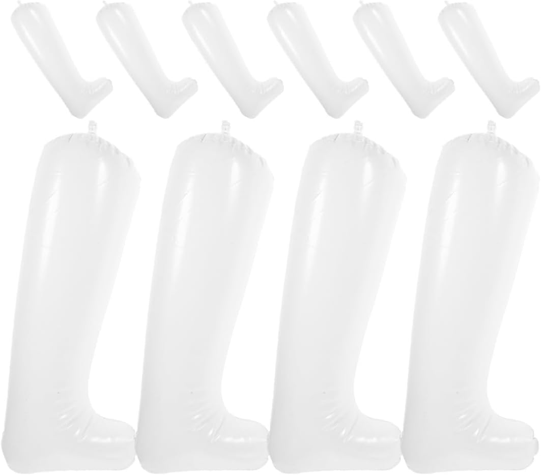 Inflatable Boot Trees 5 Pairs Long Shoe Stand Holder Thickened Pvc Boot Shapers Supporters Shoe Keeper Forms 32cm