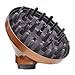 Laymi Diffusor für Dyson long langer Zacken diffuser für Dyson Airwrap Diffusor Aufsatz Zubehör für Haartrockner,locken für Gewelltes und Lockiges Haar, Umwandlung Curling Styler gold gelb-braun
