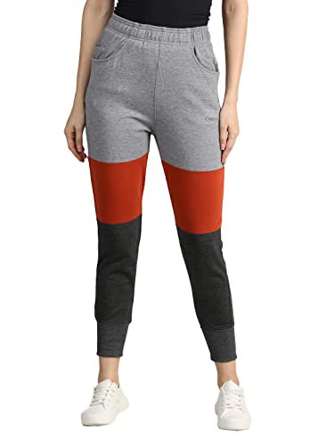 Image of CHKOKKO Women High Rise Gym Wear Sports Fitness Relaxed Track Pant
