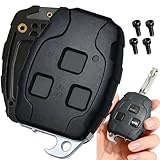 Key Fob Shell Replacement for Lexus ES300 ES330 GS300 GS400 GS430 GX470 IS300 IS330 LS400 LS430 LX470 RX300 RX330 RX350 RX400h RX450h SC430 | Heavy Duty Crack Resistant，No Blade Cutting Required, 1PC