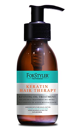 Reviving Oil Treatment for dry and damaged hair- Keratin Hair Therapy- 3.4oz/100ml