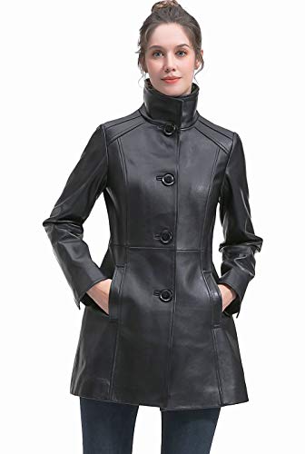 BGSD Women Sarai Lambskin Leather Coat (Also available in Plus Size & Petite)4