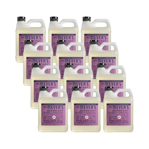 MRS. MEYER'S CLEAN DAY Plum Berry Scent Hand Soap Refill, 33 Fl Oz (Pack of 12)
