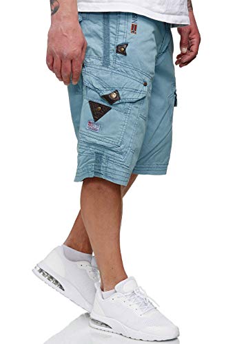Geographical Norway Bermuda Shorts Perle Men, Couleur:Sky Tailles de Pantalons XXL