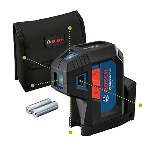 Bosch Nível laser verde GPL 5 G de 5 pontos