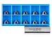 Accusize Industrial Tools 11ER A60 Carbide Inserts, for External Threading Aluminum, 10 Pcs Set, 2600-0015x10