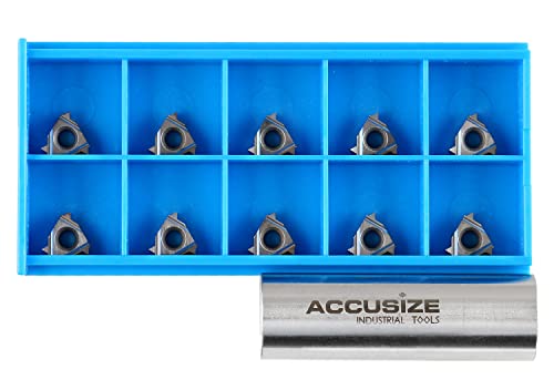 Inserts carbure 11ER A60 plaquettes filetage extérieur aluminium tour