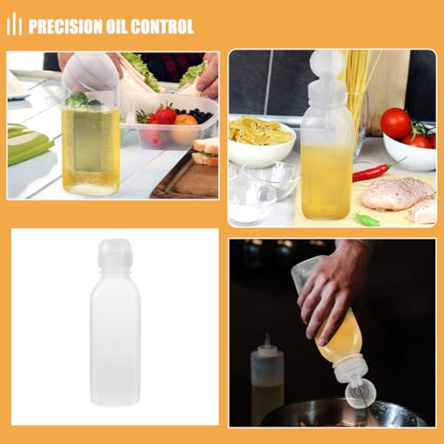 Botellas exprimibles de plástico con tapa antigoteo de 300 ml para salsas 8
