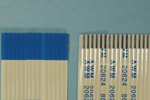 Gimax 100pcs Flexible Flat Cable FFC 16 PIN 1.25 mm pitch Same directions 80 120 150 200 250 300 500 600 mm Length Type A Isotropy - (Color: 120 mm Length)