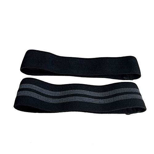 Generic Hip Resistance Bands Circle Abductor Resistance Band for Squats,Lunges Hips & Glut Color Black M