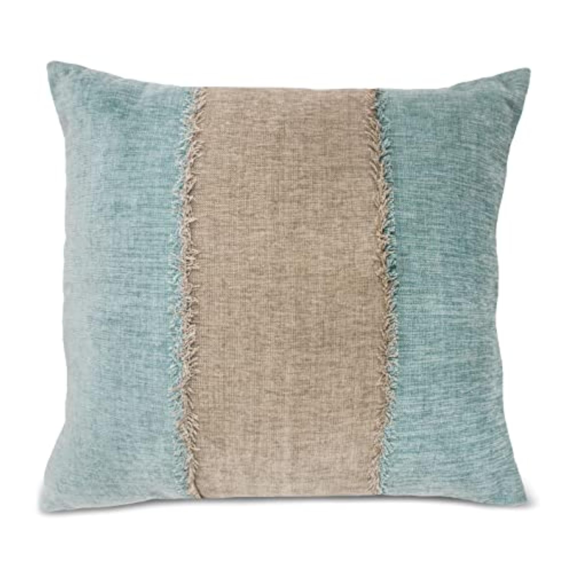 Patchwork Chenille Cushion Covers, Set of 2