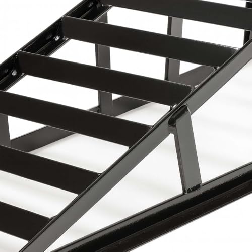 Wiltec 2X Auffahrrampe bis 2 t je Paar, 915x350x275 mm, Auffahrschiene für Fahrzeuge, Verladerampen aus Stahl