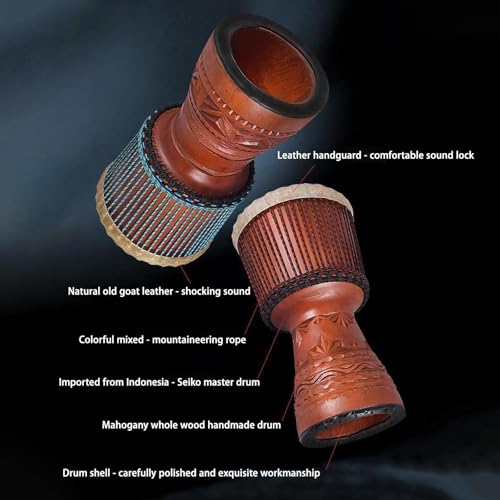 BMOZRM(ȂU) Wx _ubJh 蒤 nhh lp AtJX^C Mvh y AtJh ~[WVMtg Djembe Drum(12inch A)