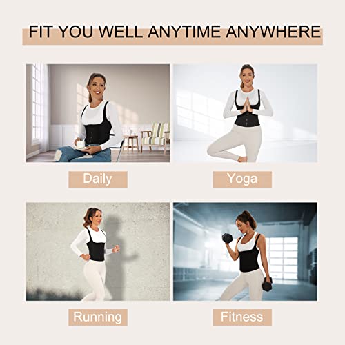 Yadifen Waist Trainer For Women Lower Belly Fat Zipper Corset Body Shaper Tummy Control Back Support Girdle #TOP5