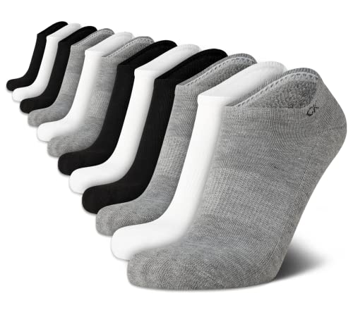 Calvin Klein men's no show lightweight cushioned socks (12 pack) size 7-12
