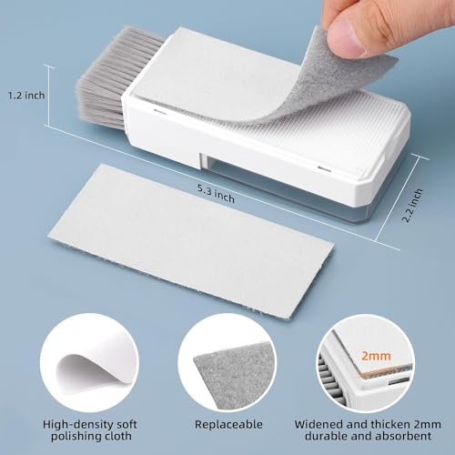 Sounce 10 in 1 Cleaning Kit Computer Screen Brush Tool, Multi-Function Electronic Cleaner Spray for Screen, PCs, Monitors, Keyboards, Desktop, MacBooks, Mobile, iPhones, Earbuds, and Camera - White 7