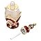 BEBEMOKO Flacon de Parfum Vintage Verre Style Moyen-oriental Bouteille Rechargeable pour Huiles Essentielles Design Rétro Décoratif pour Voyage et Collection