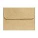 Set of 100 A7 Cardstock Half-Fold Sheets and Kraft Envelopes Set for Invitations and Cards (Brown, 5x7 In)