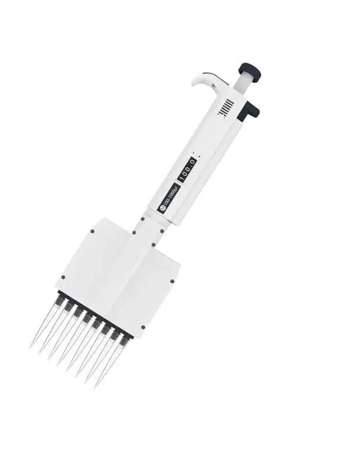 Pipetas Pipeta, 8 Canales 12 Micropipeta Ajustable Digital Manual De Laboratorio Multicanal,Laboratorio(8 Channels 50-300ul)