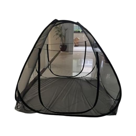 Mosquiteiro Preto Tenda Cama Casal Dobrável Pratico E Portátil