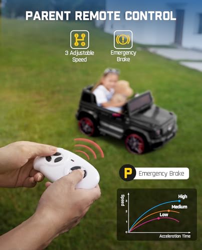 Fanttikride AMG G63 LARGE 12V 7Ah Licensed Mercedes-Benz G63 Ride On Car For Kids Ages 3-6, Electric Car Ride thumb #3