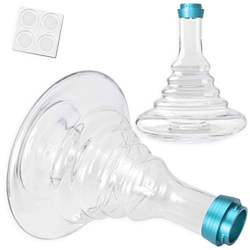 DILAW® Shisha Opal 93cm Komplettset + LED Aluminium Alu Wasserpfeife Hookah (Hellblau) – Bild 4