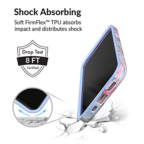 Velvet Caviar Compatible With Iphone 11 Pro Max Case Marble For Women & Girls - Cute Protective Phone Cases (Pink Iridescent Holographic Blue) #TOP3