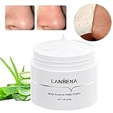 Blackhead Peel Off Mask,LANBENA Blackhead Remover Strips,Deep Exfoliating Blackhead Mask,Facial Pore Cleanser Purifying Face Mask Nose&Acne Strips ,for Women and Men, for All Skin Types, (1.05 Ounce)