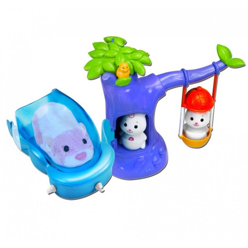 Zhuzhu babies Assortiment 81117 - Zhuzhu Babie Arbre à balançoire et activateur.