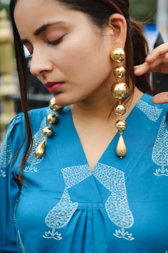 Image of SHIENZY Cotton Blend Kurta Set for Women