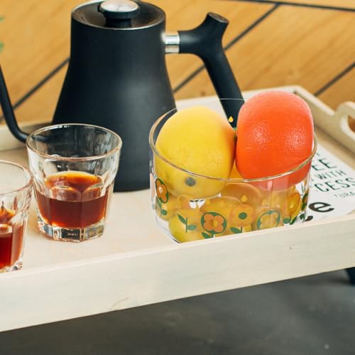 Cuenco de vidrio fácil de limpiar para postres rápidos sin residuos 8