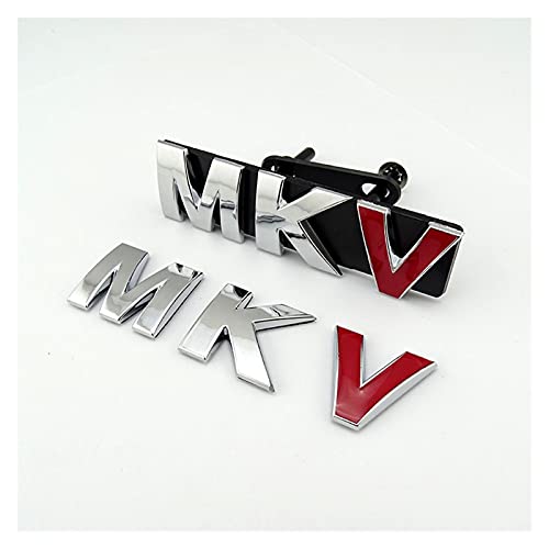 DEMANDER Auto badge geschikt voor MKV Grill auto embleem MK5 Auto-logo MKV Achterste bootsticker voor auto (Color Name… - Image 8