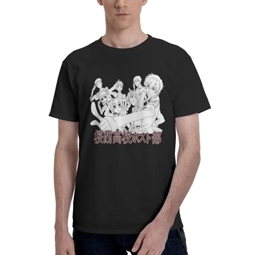 Mens Womens Unisex Ouran jj15 Highschool jj15 Host jj15 Club Novelty Soft Crewneck Top Shirt Shirts Small