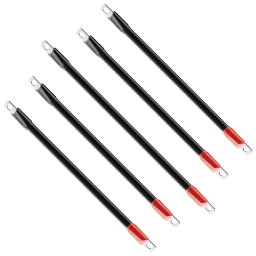 CLUBRALLY Golf Cart Battery Cables, 4 Gauge EZGO Battery Cables for 1994-Up EZGO TXT/Medalist 36 & 48Volt Golf Carts