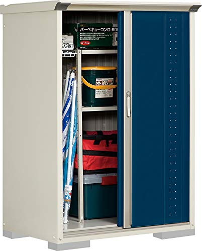 田窪工業所 タクボ物置 小型物置 収納庫 グランプレステージジャンプ GP-117BTDB たて置きタイプ ディープブルー 【商品配送のみ ※要組立】【9梱包】