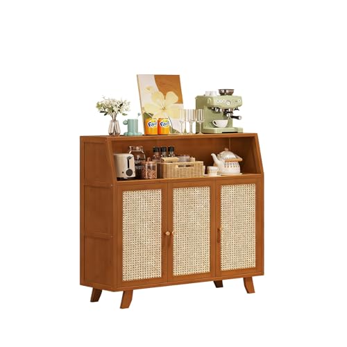 SLHZM 食器棚 キッチン 収納家具 楠竹 kitchen cabinet 環境配慮素材 空間節約 大容量仕切り収納 引き出し収納 密閉ドア 角丸加工 高め脚 サイドボード 高耐荷重 頑丈で安定 防塵 防湿 通風 お手入れ簡単 レンジボード 複数のサイズ
