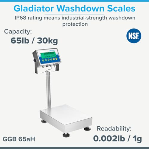 Báscula Adam Equipment Gladiator Washdown 65lb miniatura 3