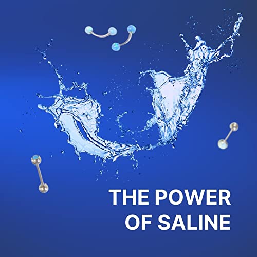 Bodyj4You Piercing Aftercare Saline Cleanser Spray | Gauges Ear Lobe Nose Lip Nipple Navel Belly | Wash Natural Care Treatment Solution Mist | Tea Tree Aloe Sea Salt | 2Oz (60Ml) #TOP5