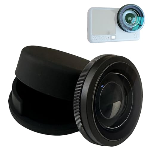 Lente OSMO Action 6 Boost, lente gran angular de 185° compatible con accesorios DJI OSMO Action 6, aumenta la lente de cámara de acción
